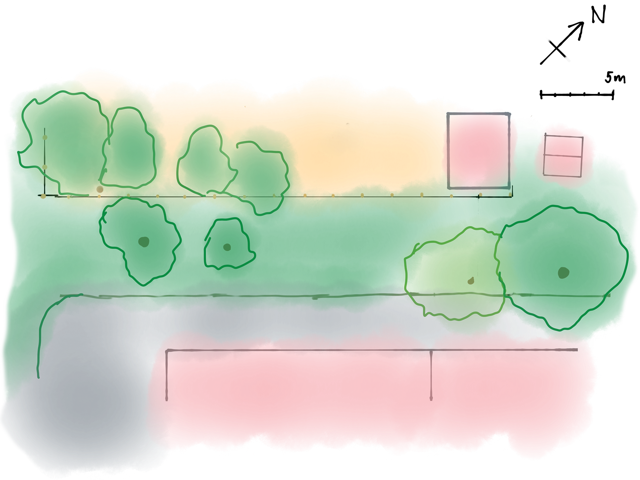Watercolour ground layer